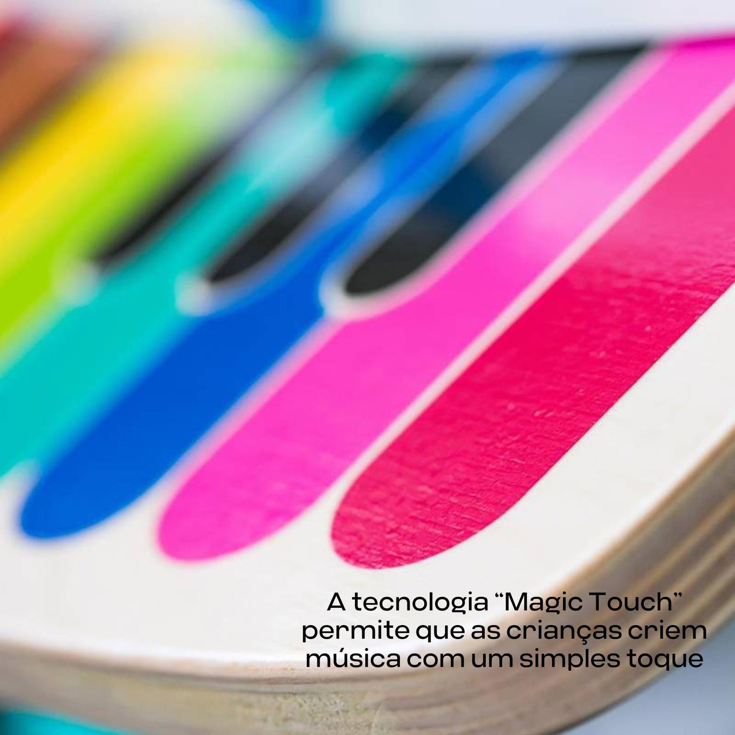 Baby Einstein and Hape Magic Touch Wooden Toy Piano, Montessori Musical Learning Toy for Babies and Toddlers 6mo+