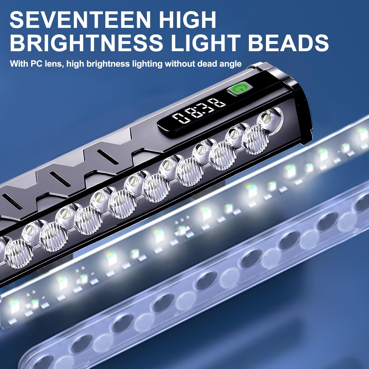 Bike Light for Night Riding, 4800 Lumen Bike Lights with High Beam and Low Beam for Mountain Road, USB Rechargeable Bicycle Headlight, Waterproof Bicycle Headlight with 4 Modes for Commuters Adults