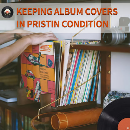 20 Clear Vinyl Record Sleeves, 12" LP Outer Record Sleeves, 12.75" x 12.75", 3.2 Mil Protective Album Covers for Single & Double Vinyl Records