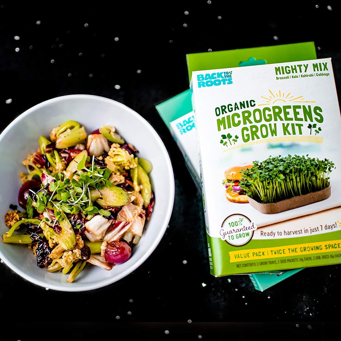 Back to the Roots DIY Microgreen Grow Kit, 6-Grow Variety Pack