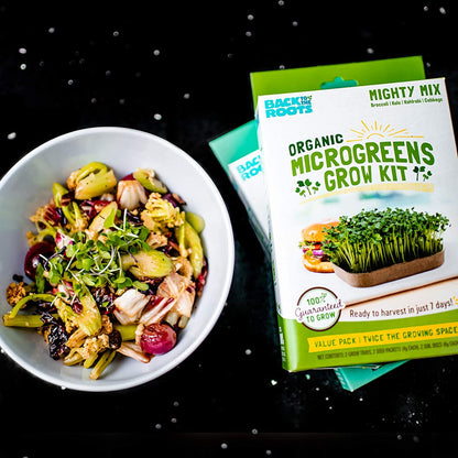 Back to the Roots DIY Microgreen Grow Kit, 6-Grow Variety Pack