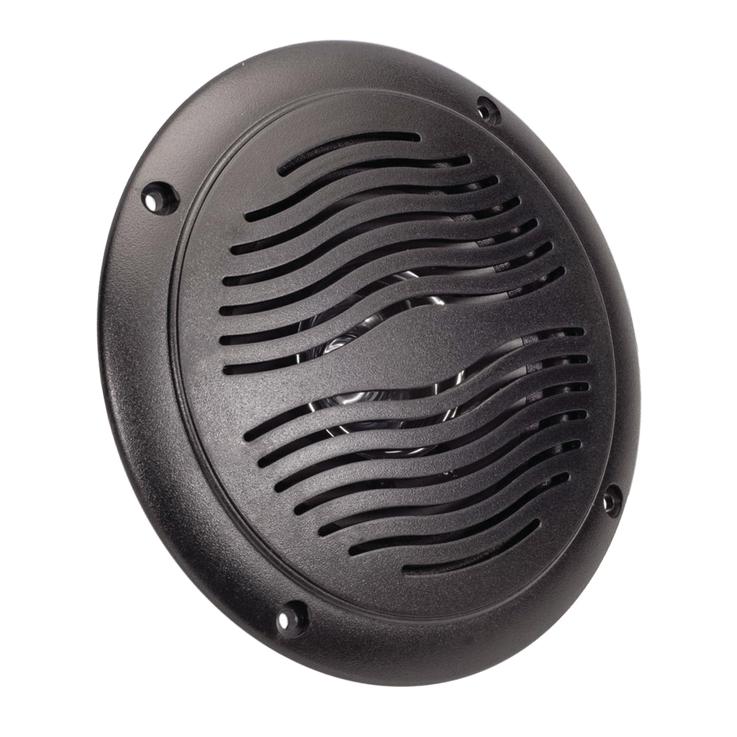 5-inch Water Resistant Outdoor Speakers, Dual Cone, 25W Peak Power, Marine and RV Compatible (Black)