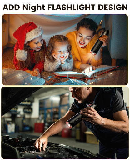 CAFELE Cordless Car Vacuum Cleaner Mini Portable Handheld Vacuum for Sofa Dog Hair with LED Flashlight, 2 Speeds, 2 Nozzles, Max 45Mins Runtime, for Car Home Office Keyboard Desk Couch