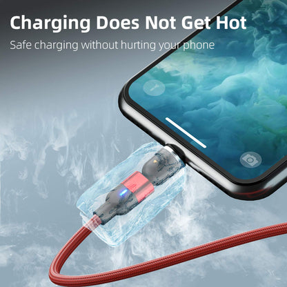 Bojianxin 540 Rotation Magnetic Charging Cable (7-Pack, 1.6ft/3.3ft/3.3ft/6.6ft/6.6ft/10ft/10ft) - 3 in 1 Magnetic Phone Charger Compatible with Micro USB, Type C etc