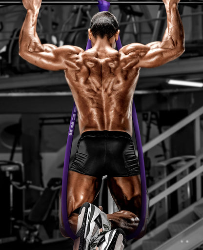 HAPBEAR Pull Up Assistance Bands - Pull Up Bands - Resistance Bands - Exercise Bands Resistance Bands Set of 5 - Workout Bands for Working Out, Stretching, Muscle Training