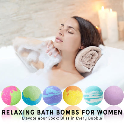 Bath Bombs for Women Gift Set - 24 Natural and Organic Bath Bombs with Essential Oils & Moisturizing Shea Butter, Spa Birthday Gift, Selfcare Gifts for Her, Women, Teen Girls, Kids, Bridesmaid Gift