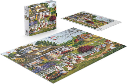 Buffalo Games - Silver Select - Charles Wysocki - Charles Wysocki - Love - 1000 Piece Jigsaw Puzzle for Adults - Challenging Puzzle Perfect for Game Night - Finished Size is 26.75 x 19.75