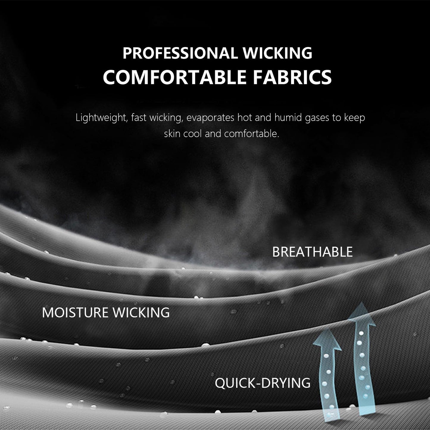 HovSiyla 5 Pack Workout Shirts for Men Athletic Running Gym Quick Dry Short Sleeve Performance Moisture Wicking T Shirt Black/Grey/White/Burgundy/Navy Blue-L