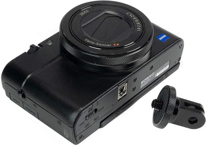 Aluminum Camera Tripod Adapter 1/4"-20 Conversion Adapter Mounts Compatible with Gopro Action Cameras Insta360 and Other Standard 1/4 Accessories, Quarter Inch Mount Adapter (Type AA)