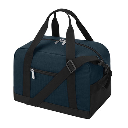 Apenze Small Gym Bag Carry On Bag - 12 in Mini Duffle Bag Lightweight for Overnight Travel（Navy Blue）