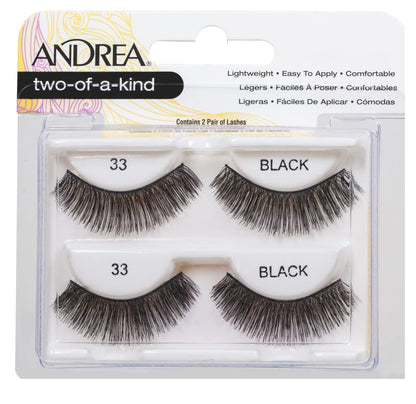 Andrea Twin Pack Lashes, #33, 0.04 Pound