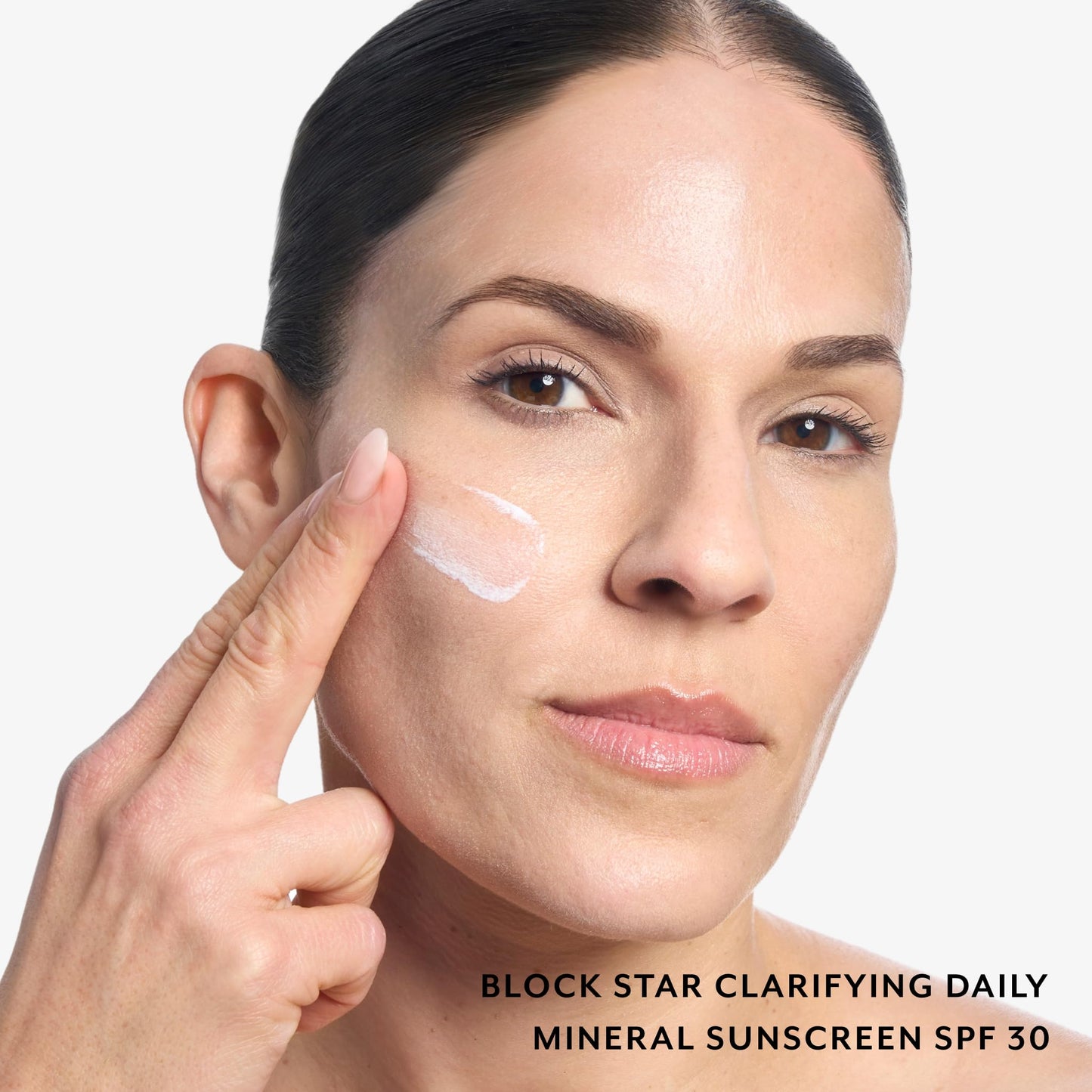 Bliss Block Star Clarifying Daily Mineral Sunscreen Broad Spectrum SPF 30, Blendable Pore Safe Formula for Blemish Prone Skin with Salicylic Acid and Witch Hazel, 1.4 Fl Oz