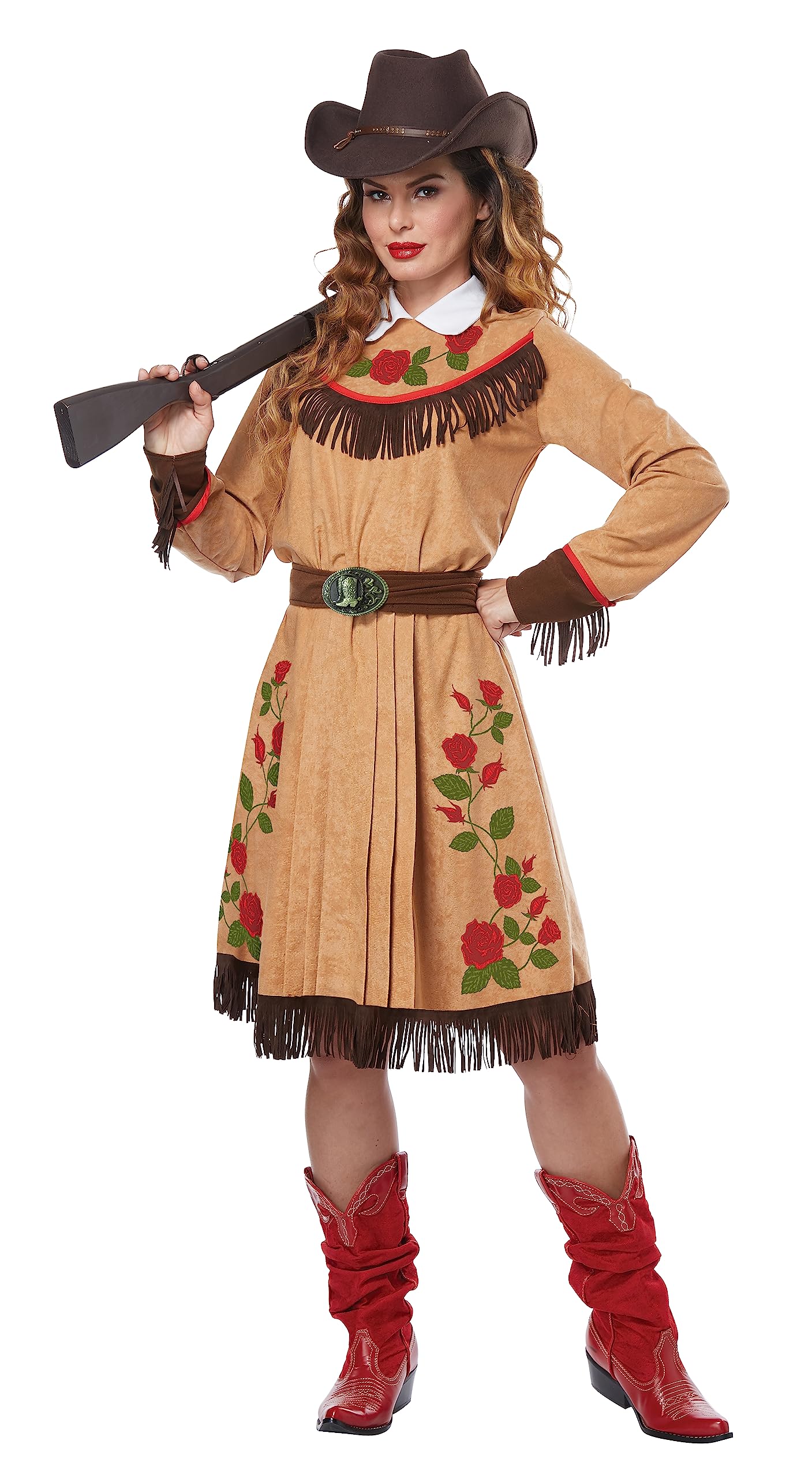 California Costumes womens Cowgirl - Annie Oakley Adult Sized Costumes, Tan, Medium US