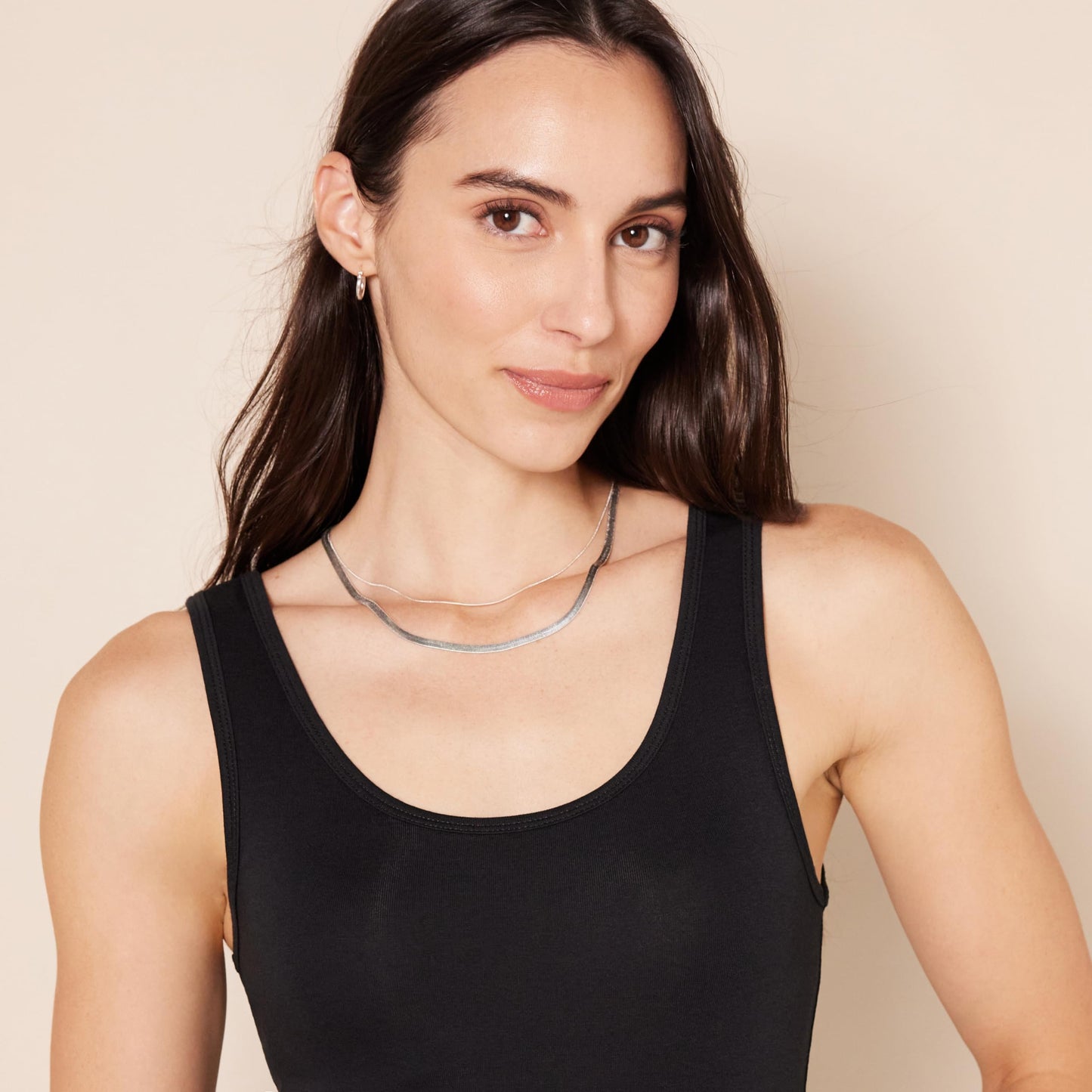 Amazon Essentials Women's Slim-Fit Tank Top, Pack of 2, Black/Olive, X-Large