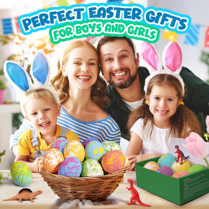 Bath Bombs for Kids with Dragon Toys Inside, Sanyi Dinosaur Toys Gifts for Kids 5-7, Dino Egg Fillers Bubble Bath Birthday Gifts for Boys Girls Toddler