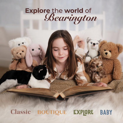 Bearington Collection Echo The Bat Halloween Plush, 7.5 Inch Bat Stuffed Animal, for Ages 3-14