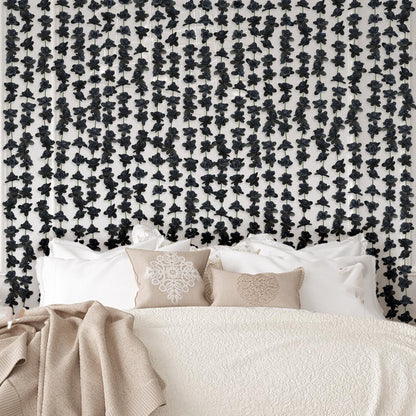 BLEUM CADE 2Pcs 16.4Ft Flower Garland Artificial Rose Vines for Bedroom, Cute Fake Hanging Flower Vines Floral Garland Decorations for Halloween Wedding Party Wall Room Decor Aesthetic