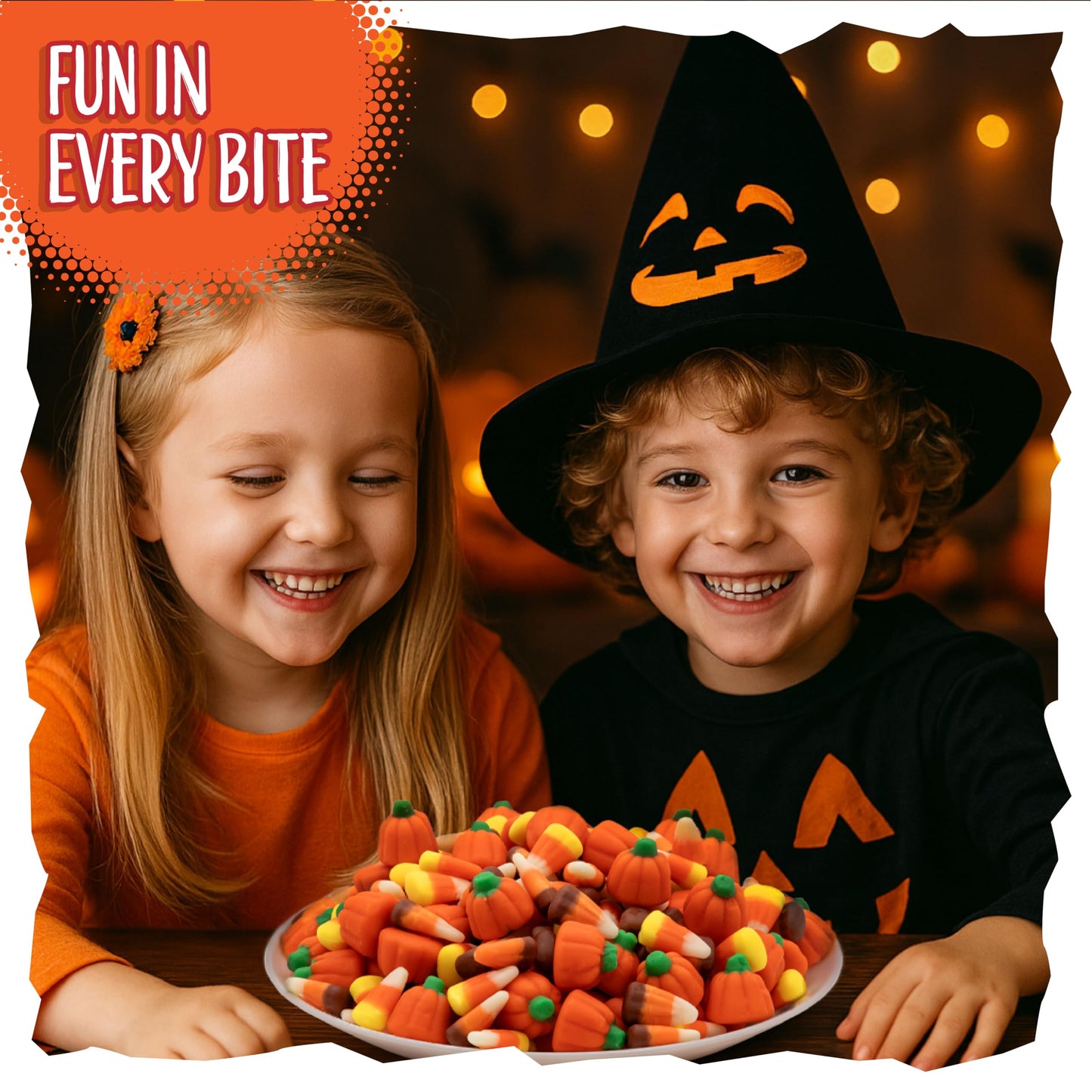 Autumn Mellowcreme Mix | 3-Pound Bulk Bag | Halloween Candy Assortment | Pumpkins, Classic and Harvest Candy Corn Mellowcremes for Fall Celebrations and Treat Bags