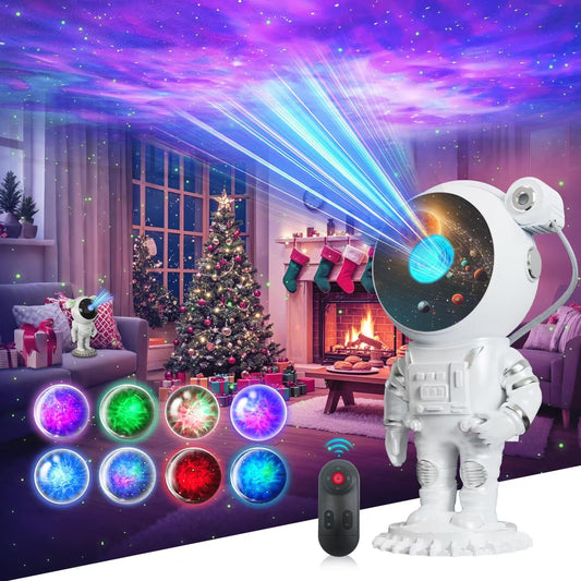 Astronaut Galaxy Projector - Space Light Projector for Bedroom Kids, Astronaut Night Light Projector, Star Light Projector Galaxy with Timer & Remote, Christmas Gift for Kids, Room Decor, Party