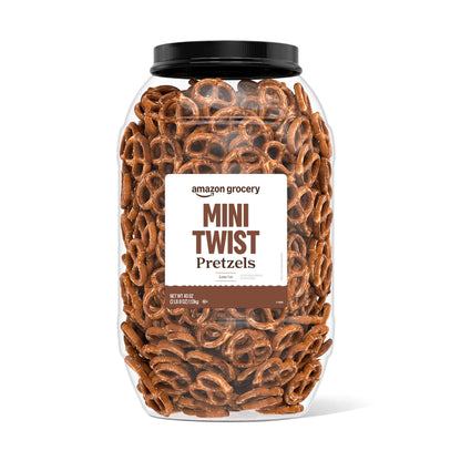 Amazon Grocery, Mini Twist Pretzels, 40 Oz (Previously Happy Belly, Packaging May Vary)