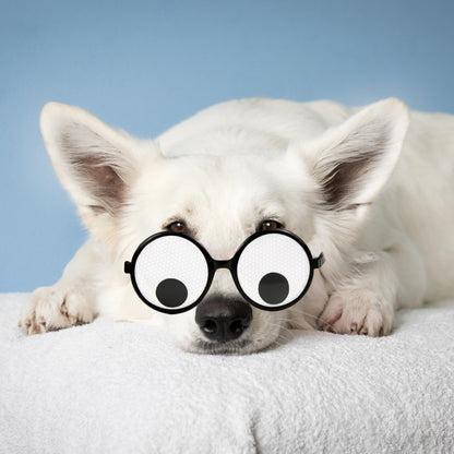 HOHAJIU Googly Eyes Glasses, Funny Glasses Pranks Toy, Novelty Shaking Giant Eye Glasses, Funny Costume Accessories for Dress Up Party, Halloween or Birthday Party Favors, Party Supplies （6PCS）