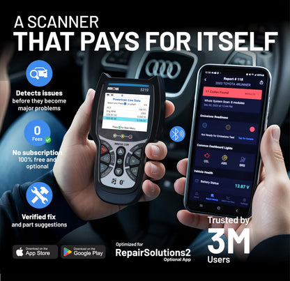 Innova 5210 OBD2 Scanner & Engine Code Reader, Battery Tester, Live Data, Oil Reset, Car Diagnostic Tool for Most Vehicles, Bluetooth Compatible with America's Top Car Repair App