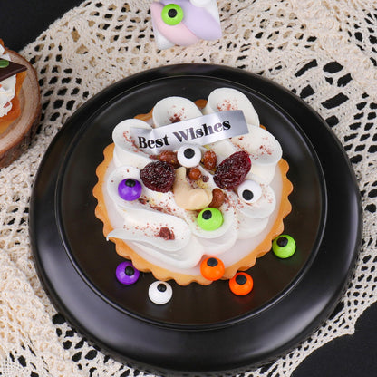 Candy Eyes for Decorating Edible, 1cm White Orange Green Purple Eyeballs Mix, Halloween Sprinkles for Spooky Cake Decorations, Baking, Ice Cream, Cookies, Cupcake Topper, 3.53oz