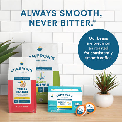 Cameron's Coffee Roasted Ground Coffee Bag, Breakfast Blend, 32 Ounce