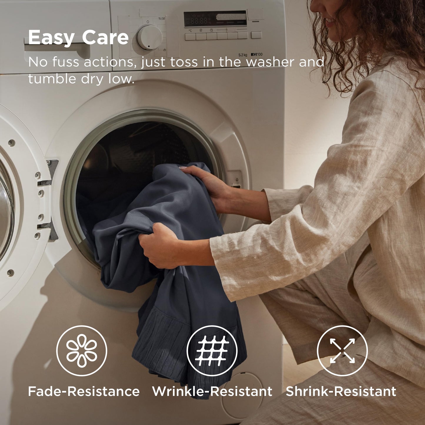 Bedsure Twin Sheets Set - 3 Pieces Soft Twin Bed Sheets - Breathable & Cooling - Hotel Luxury - Easy Care Polyester Microfiber Bedding for Women, Men, Grey