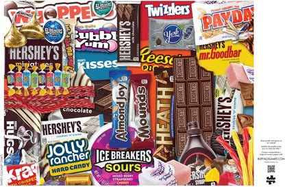 Buffalo Games - Hershey - Hershey's Sweet Collage - 1000 Piece Jigsaw Puzzle for Adults -Challenging Puzzle Perfect for Game Nights - Finished Size is 26.75 x 19.75