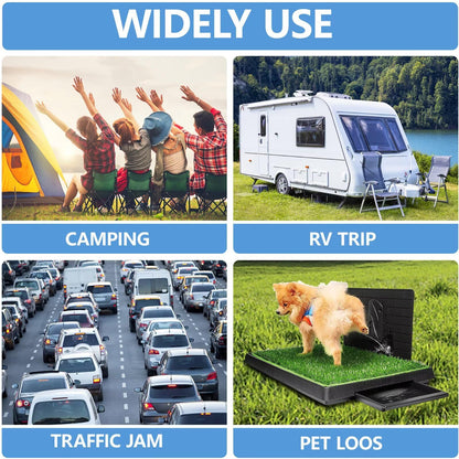 30 Packs ECO-Friendly Portable Toilet Poo Urine Gel Powder, Portable & Fast-Absorbing Camping Toilet Gel, Rapidly Biodegradable Eco Poo Urine Gel, Outdoor Portable Bedpans & Emergencies