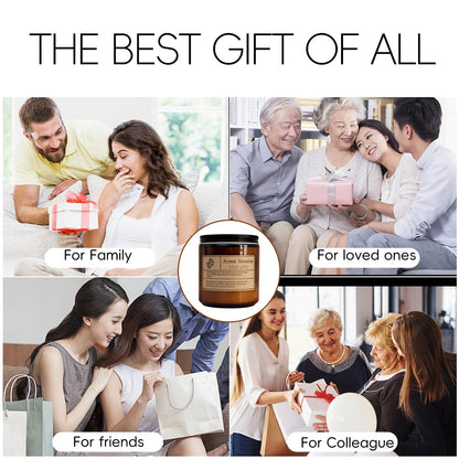 ARCASA Organic Soy Candles - Fall Scented, Misty Forest 7oz