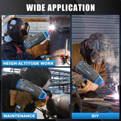 AZZUNO Handheld ARC Welding Machine 110V, 90A Portable Stick Welder Gun, Hand Held Welder Machine with IGBT Inverter Fits for 1/16''-1/8'' Electrode Rods