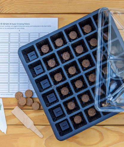 Burpee 36 Cell Seed Starting Kit, One Size, Model:Seed Starter Tray