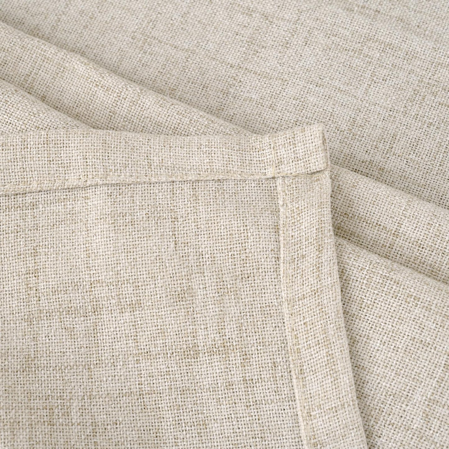 BGment Linen Curtains 63 Inch Length 2 Panels for Living Room - Semi Sheer Drapes Light Filtering Window Treatments with Rod Pocket Back Tab Lightweight for Bedroom, 52 X 63 Inch