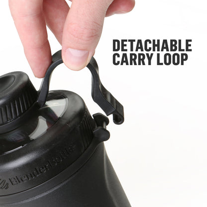 BlenderBottle Radian Shaker Cup Insulated Stainless Steel Water Bottle with Wire Whisk, 26-Ounce, Matte Black