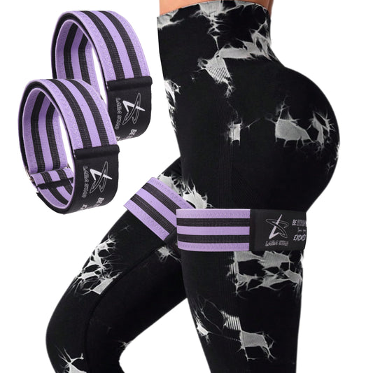 BFR Occlusion Bands for Women Glutes,Blood Flow Restriction Bands for Legs, Butt & Hip Building, Workouts, Best Fabric Resistance Bands for Squat Butt & Thigh