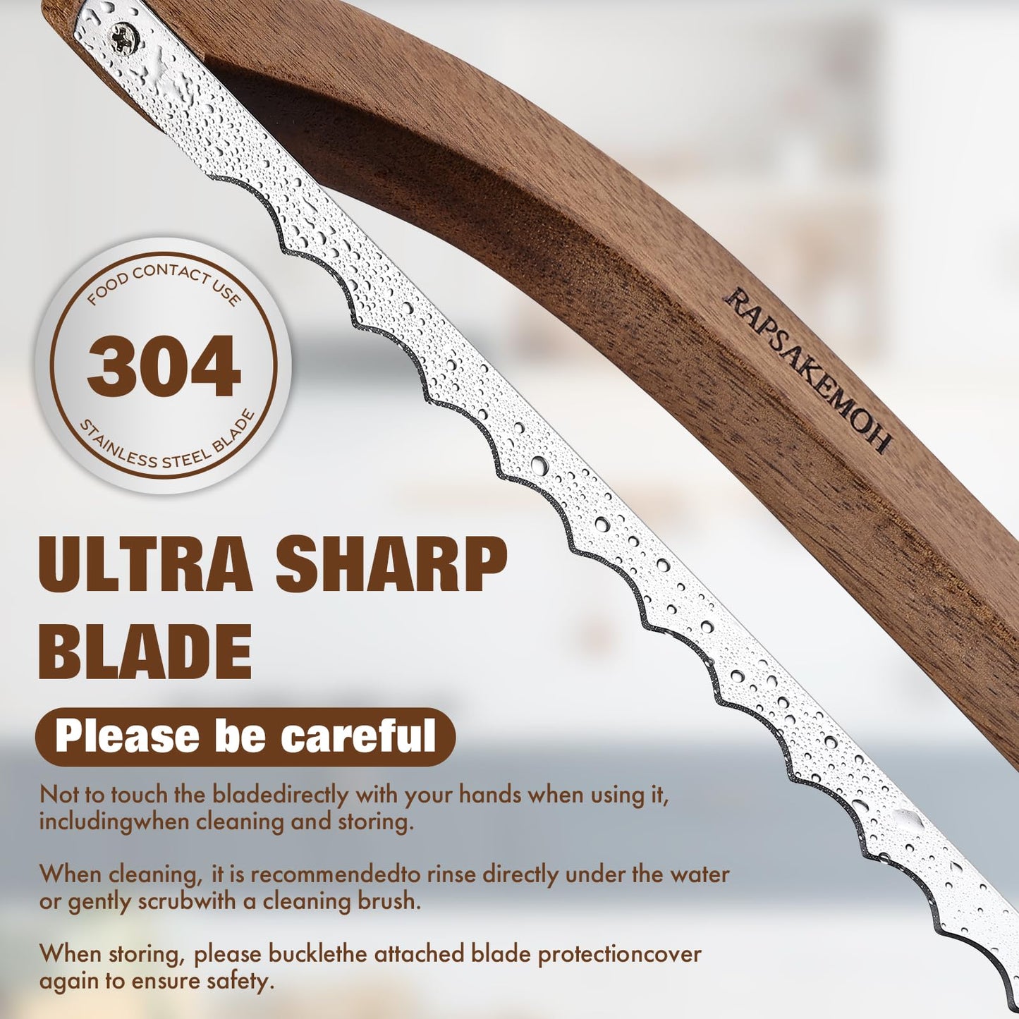 Bread Knife for Homemade Bread,Sourdough bread knife,15.7" Bread slicer for Homemade Bread, Baguettes and More Cuts Thin,Bow Design Easy to Cutting Even Slices