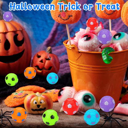 96PCS Fidget Spinner Soccer Balls Sports Birthday Party Favors Bulk for Kids 4-8 8-12 Halloween Goodie Treat Bag Stuffers Classroom Treasure Box Toys Carnival Prizes Pinata Fillers Mini Return Gifts