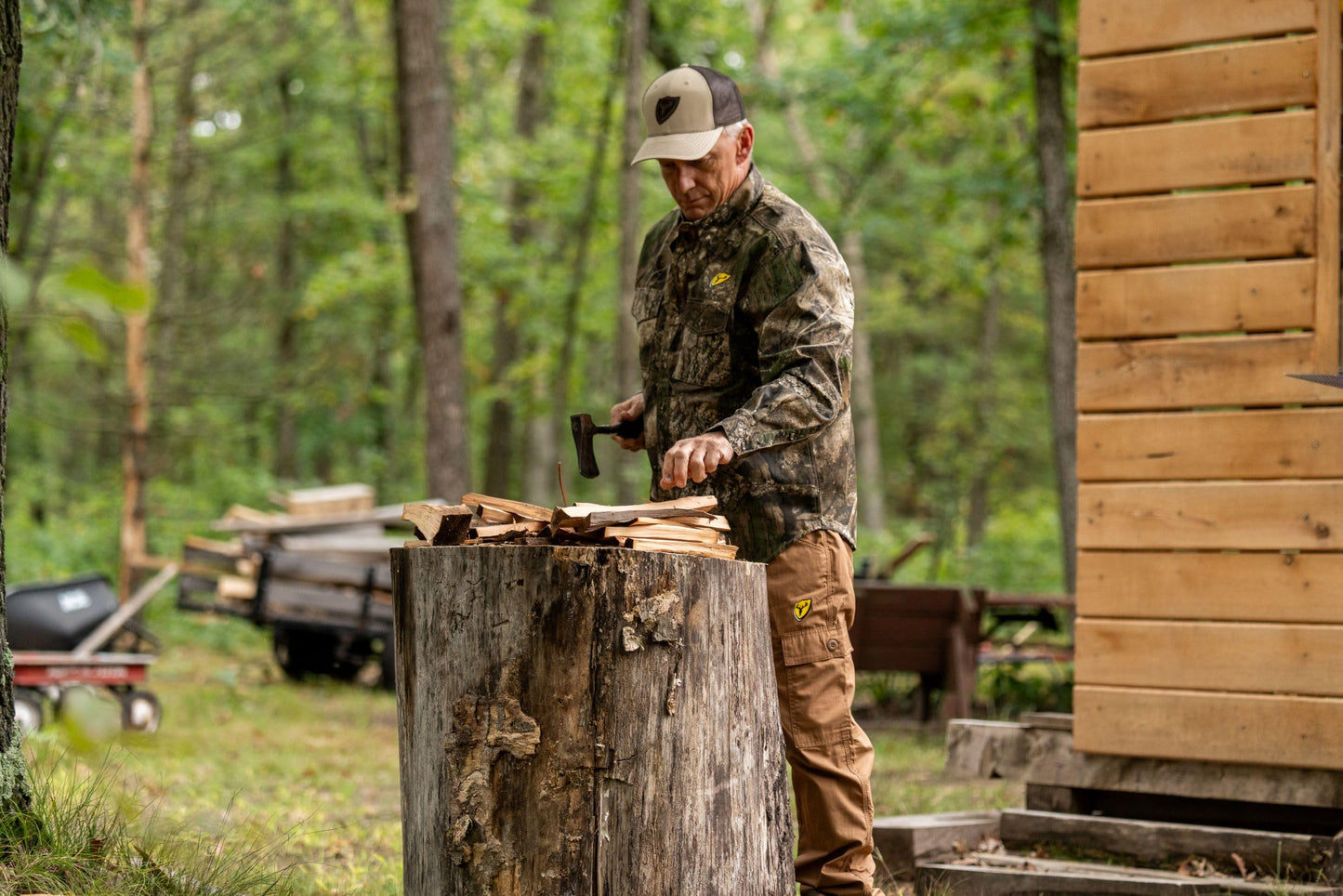 Blocker Outdoors Shield Series Fused Cotton Pants, Hunting Pants for Men (MO Country Roots, X-Large)