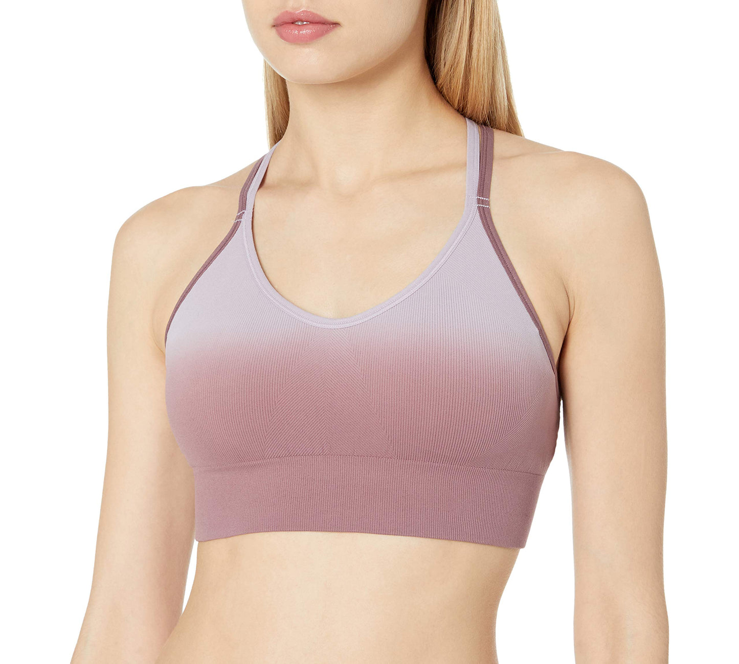 C9 Champion Women's Seamless Dip Dye Cami Bra, Smoked Lilac/Purple Thistle, XL