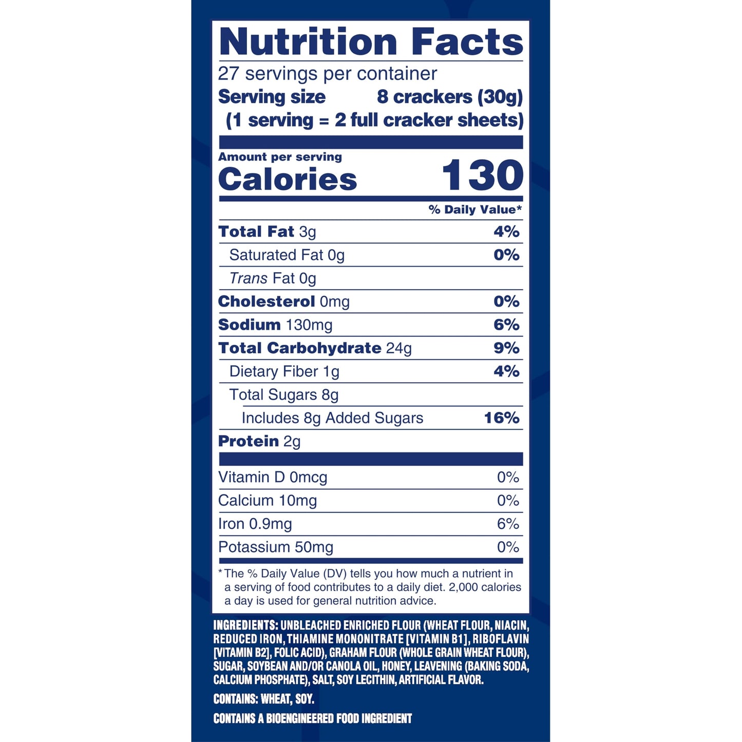 HONEY MAID Graham Crackers, Lunch Snacks, Party Size, 28.8 oz