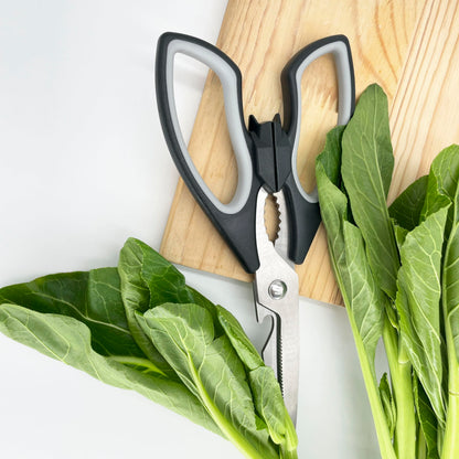 Bat Cat Large Handles Kitchen Ambidextrous Scissors for Women, Large Grip Openings Utensils, Halloween Kitchen Accessories for Vegetables Meat Cutting, Comfortable Ergonomic Fit for Office