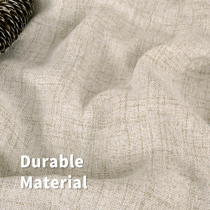 BGment Linen Curtains 63 Inch Length 2 Panels for Living Room - Semi Sheer Drapes Light Filtering Window Treatments with Rod Pocket Back Tab Lightweight for Bedroom, 52 X 63 Inch