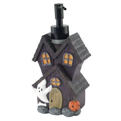 Avanti Linens - Soap Dispener/Lotion Pump, Guest Bathroom Essentials, Spooky House Inspired Bath Decor (Halloween Collection)