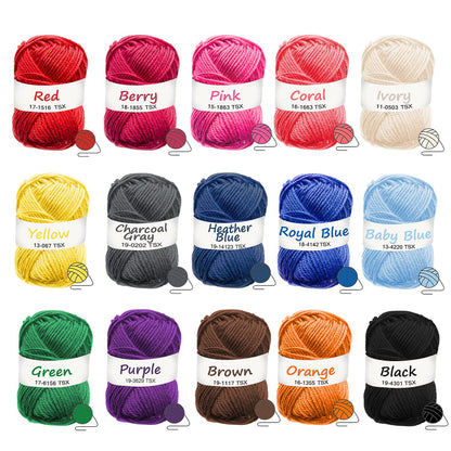 73 Piece Crochet Kit for Beginners Adults and Kids, Premium Crochet Set with 21 Crochet Hooks Set and 1500 Yards of Yarn for Crocheting Kit, Canvas Tote Bag and Lots More