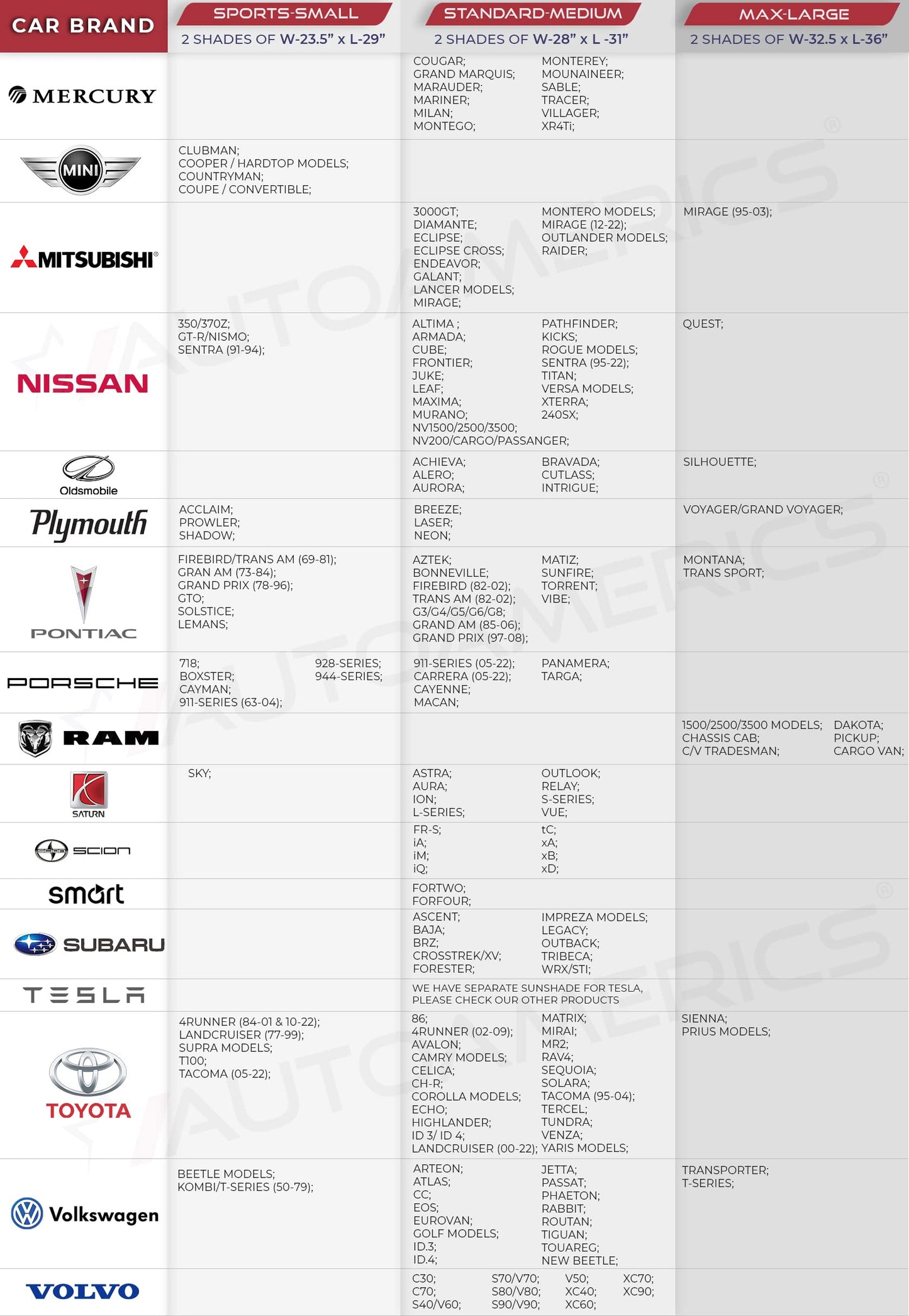 Autoamerics Windshield Sun Shade 2-Piece Foldable Car Front Window Sunshade for Most Sedans SUV Truck - Auto Sun Blocker Visor Protector Blocks Max UV Rays and Keeps Your Vehicle Cool - Medium Fit