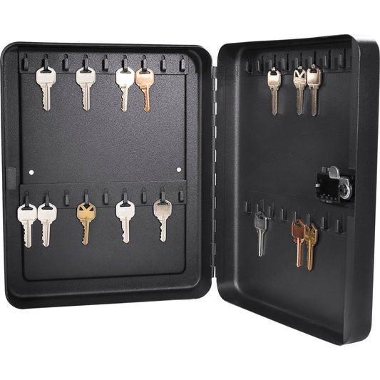 Barska Wall Mount Key Cabinet with Combination Code – Steel Locking Key Organizer Box for Home, Office, Business, Rental Property, and Commercial Use
