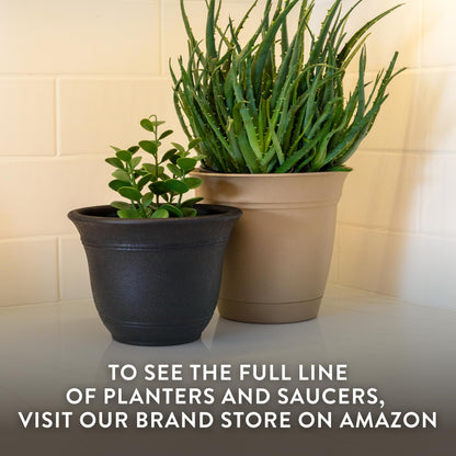 7.5" Sierra Planter w/Internal Disk Celtic Bronze