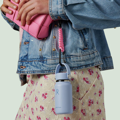 Hydro Flask Micro Bottle - Insulated Mini Leak Proof Flask for Purse or Pocket in 6.7 Oz Trillium Pink